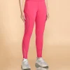 Athletic High-Waisted Mesh Leggings in Second SKN