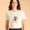 Avocado Cropped Cotton Top