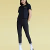 Cotton Everyday Top & Leggings - Black