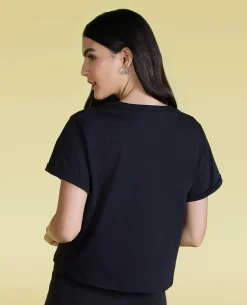 Cotton Everyday Top & Leggings - Black
