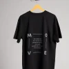 Cotton Oversized Graphic Tee Black