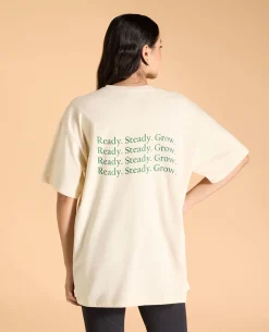 Cotton Oversized Printed Graphic Tshirt