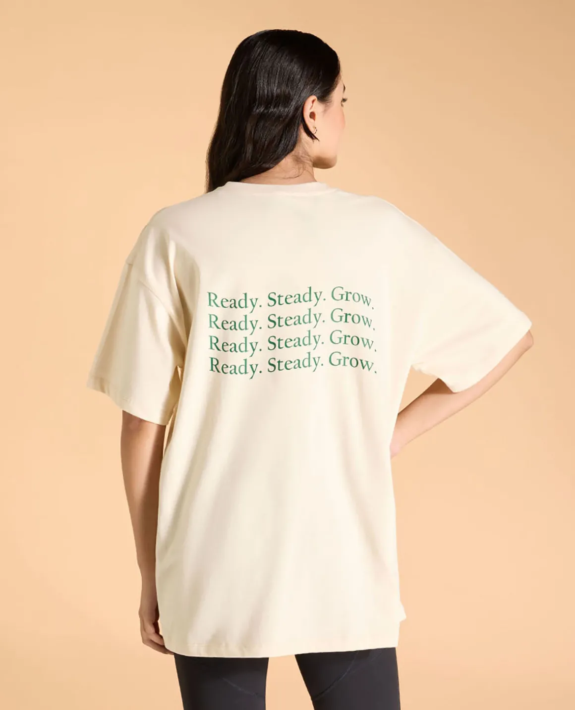 Cotton Oversized Printed Graphic Tshirt