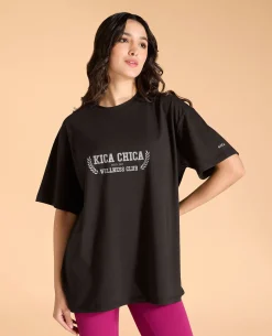 Cotton Oversized Printed Graphic Tshirt