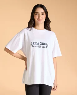 Cotton Oversized Printed Graphic Tshirt