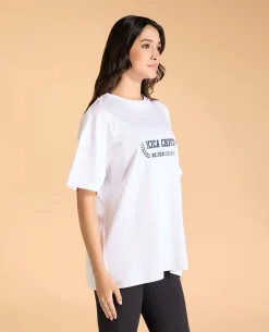 Cotton Oversized Printed Graphic Tshirt