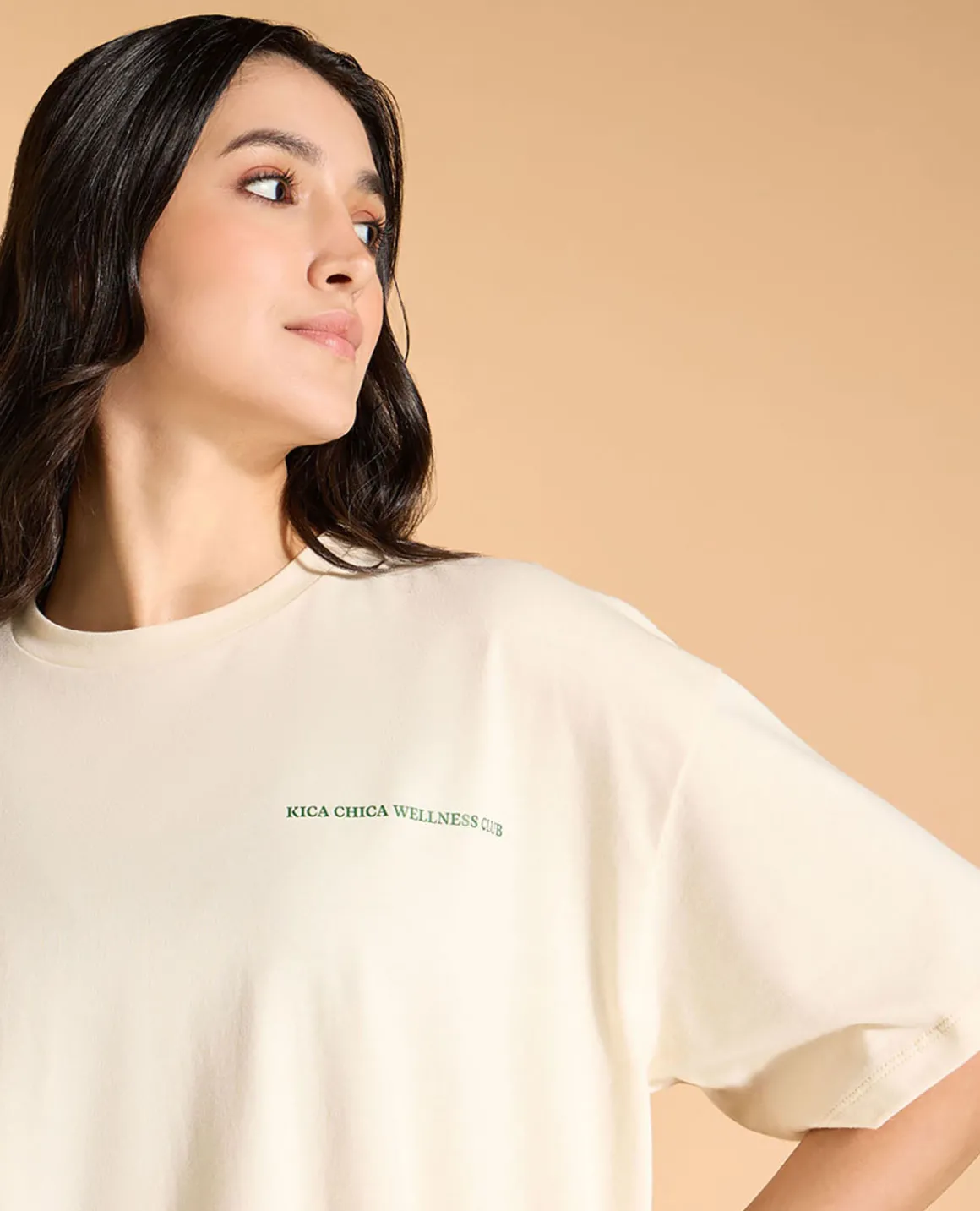 Cotton Oversized Printed Graphic Tshirt