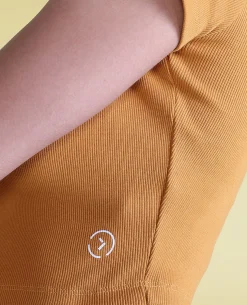Cotton Ribbed Yoga Top