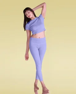 Cotton Ribbed Yoga Top