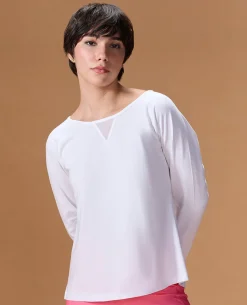 Cotton Yoga Full Sleeve Top White