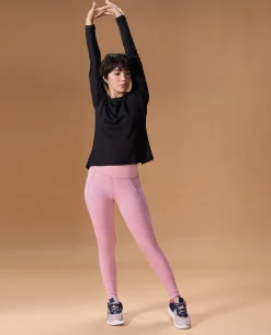 Cotton Yoga Top Black