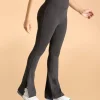 Criss-Cross Cotton Flare Pants