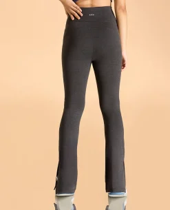 Criss-Cross Cotton Flare Pants