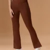 Criss-Cross Flare Pants in Second SKN