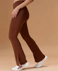 Criss-Cross Flare Pants in Second SKN