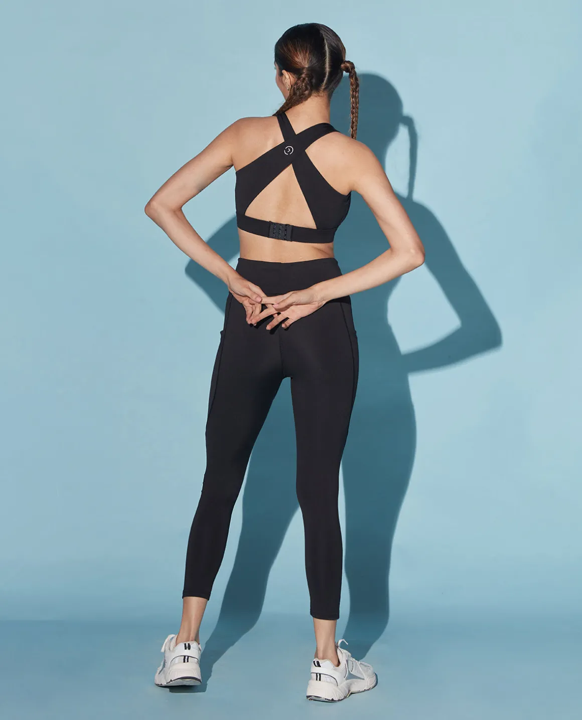 Crostini Bra & Leggings Set in Second SKN Fabric