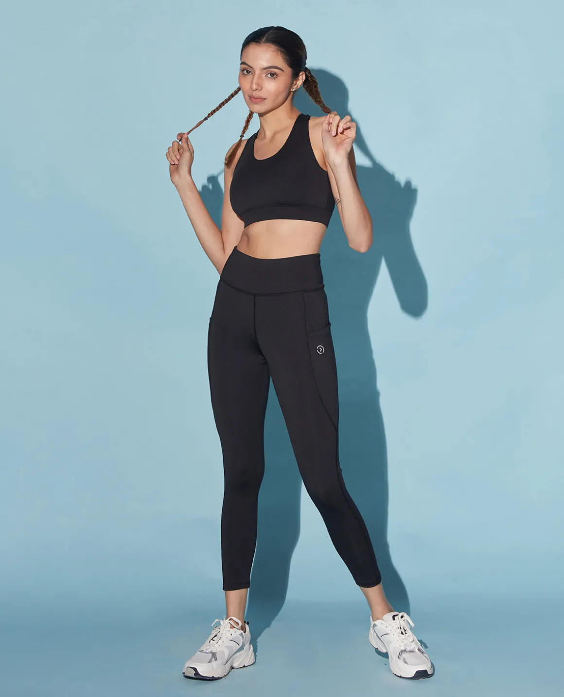 Crostini Bra & Leggings Set in Second SKN Fabric