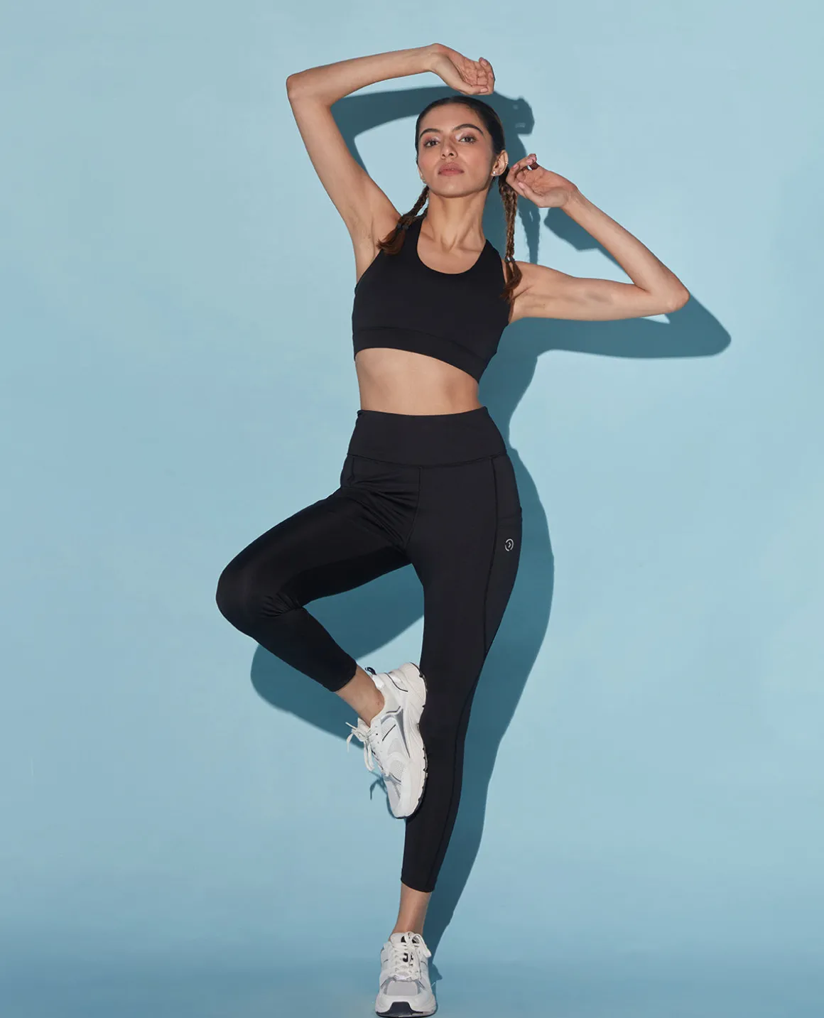 Crostini Bra & Leggings Set in Second SKN Fabric