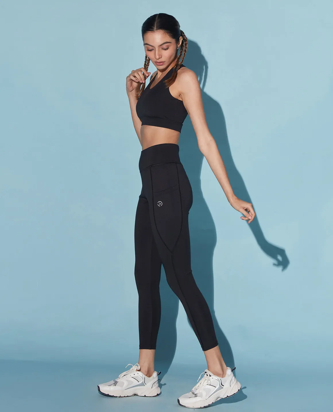 Crostini Bra & Leggings Set in Second SKN Fabric
