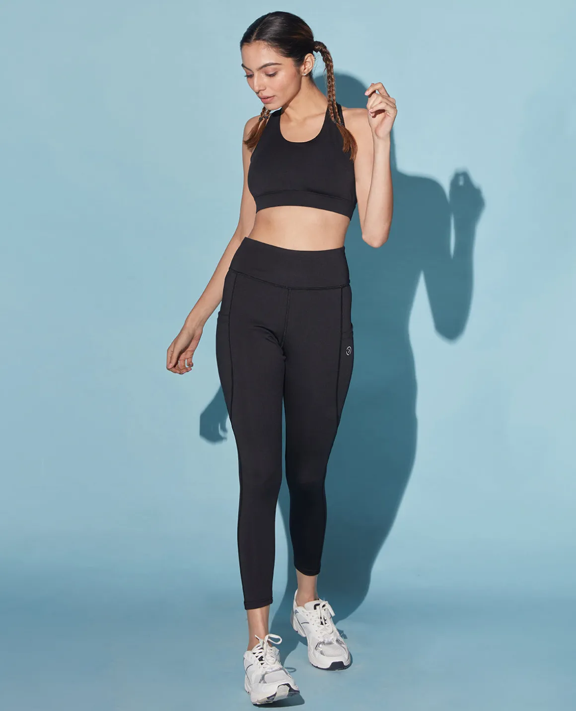 Crostini Bra & Leggings Set in Second SKN Fabric