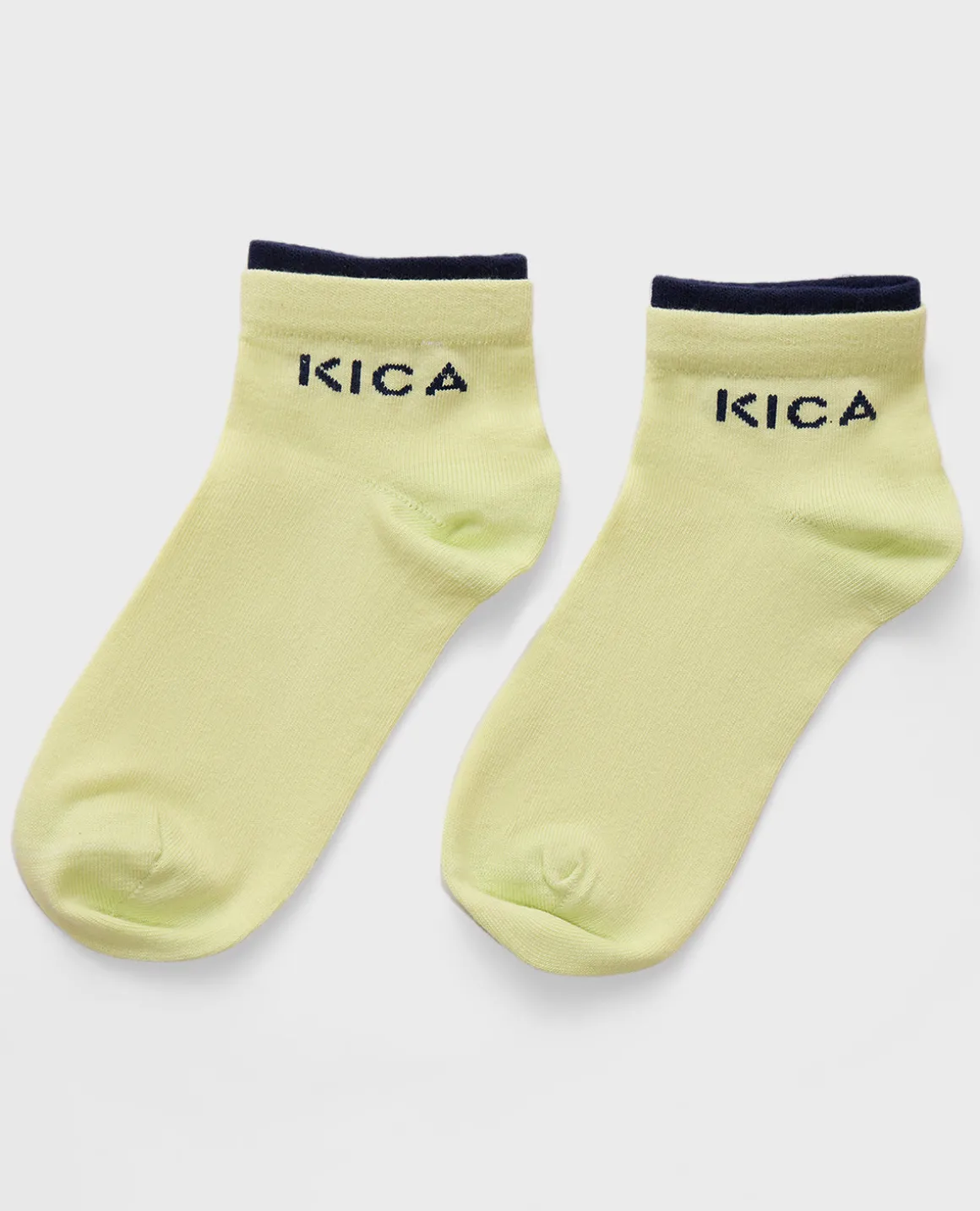 Dual Colored Soft Ankle Length Socks Neon
