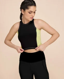 Dual Coloured Tank in Second SKN Fabric