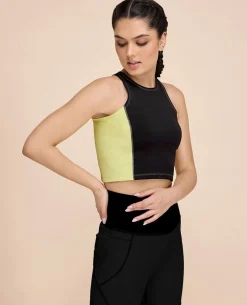 Dual Coloured Tank in Second SKN Fabric