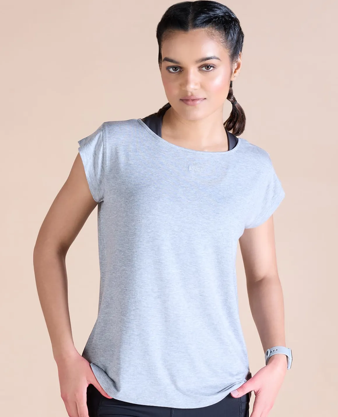Ease In Tencel Top With Back Keyhole