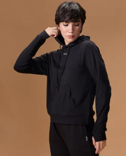 Extra Soft Cotton Hoodie Black