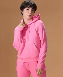 Extra Soft Cotton Hoodie and Track Pants Pink