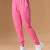 Extra Soft Cotton Track Pants Pink