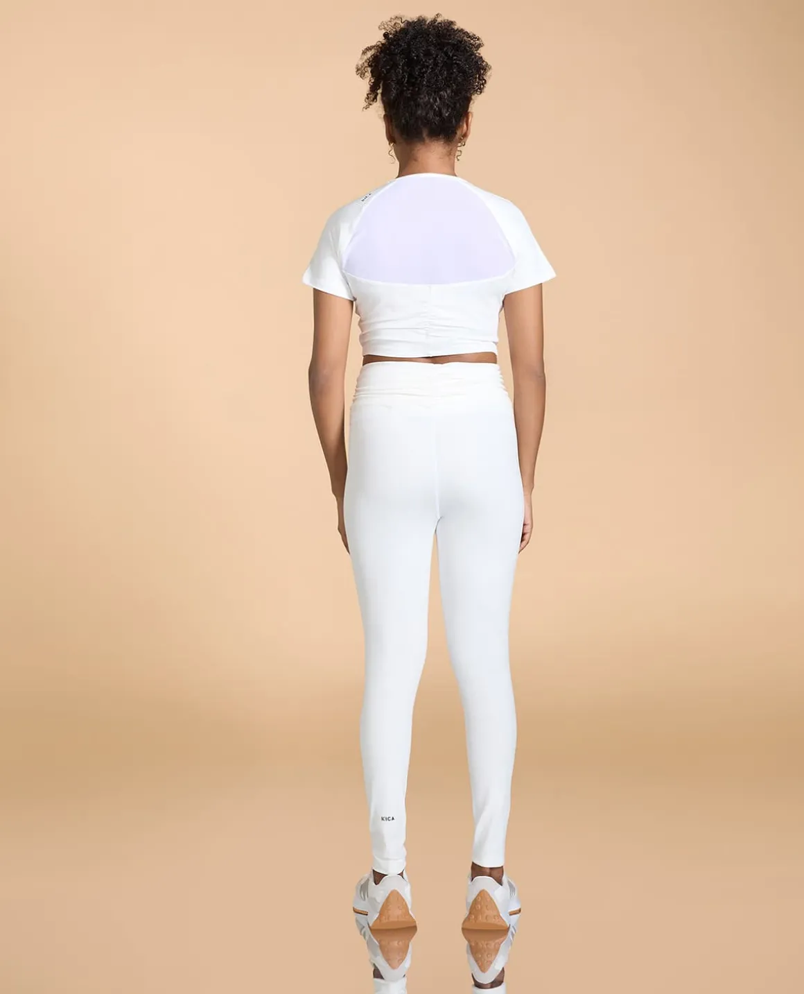 Feather Feel Ruched Crop Top