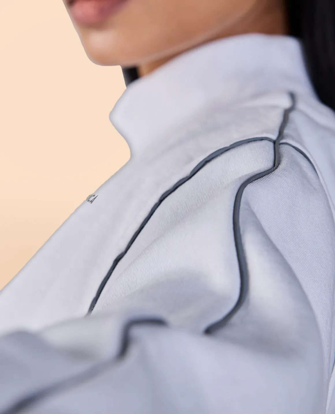 Fleece Oversized Sweatshirt White