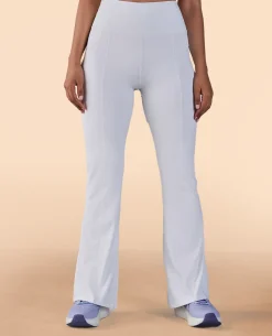 Formal Flare Pants in Second SKN White