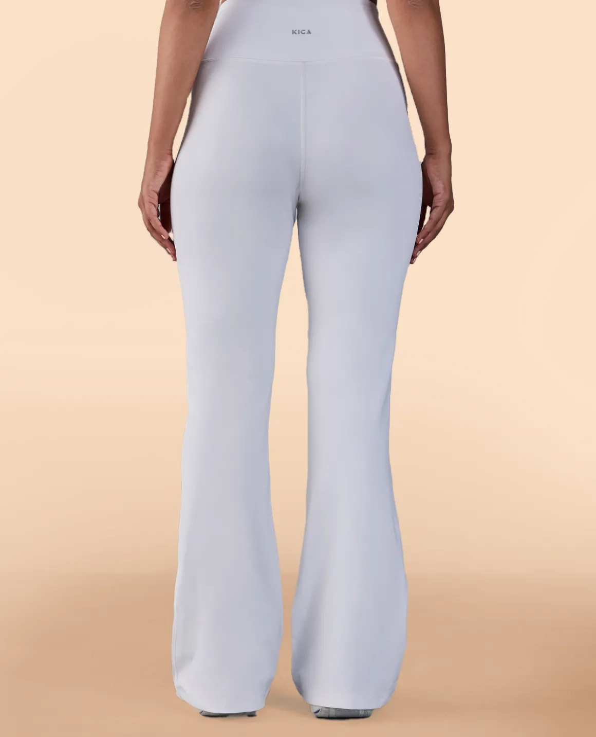 Formal Flare Pants in Second SKN White