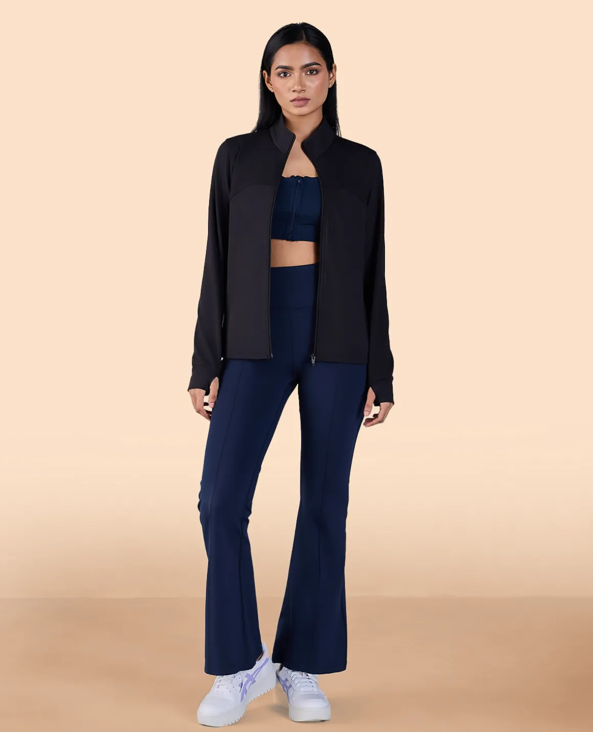 Formal Flare Pants in Second SKN Navy