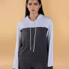 Full Sleeve Fashion Hoodie Grey