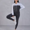 Full Sleeve Fashion Hoodie & Cotton Leggings Grey