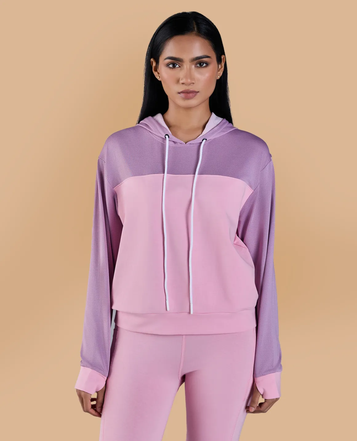 Full Sleeve Fashion Hoodie Pink
