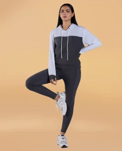 Full Sleeve Fashion Hoodie Grey
