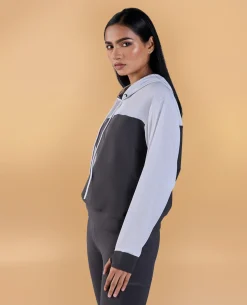 Full Sleeve Fashion Hoodie Grey