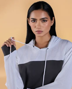 Full Sleeve Fashion Hoodie Grey