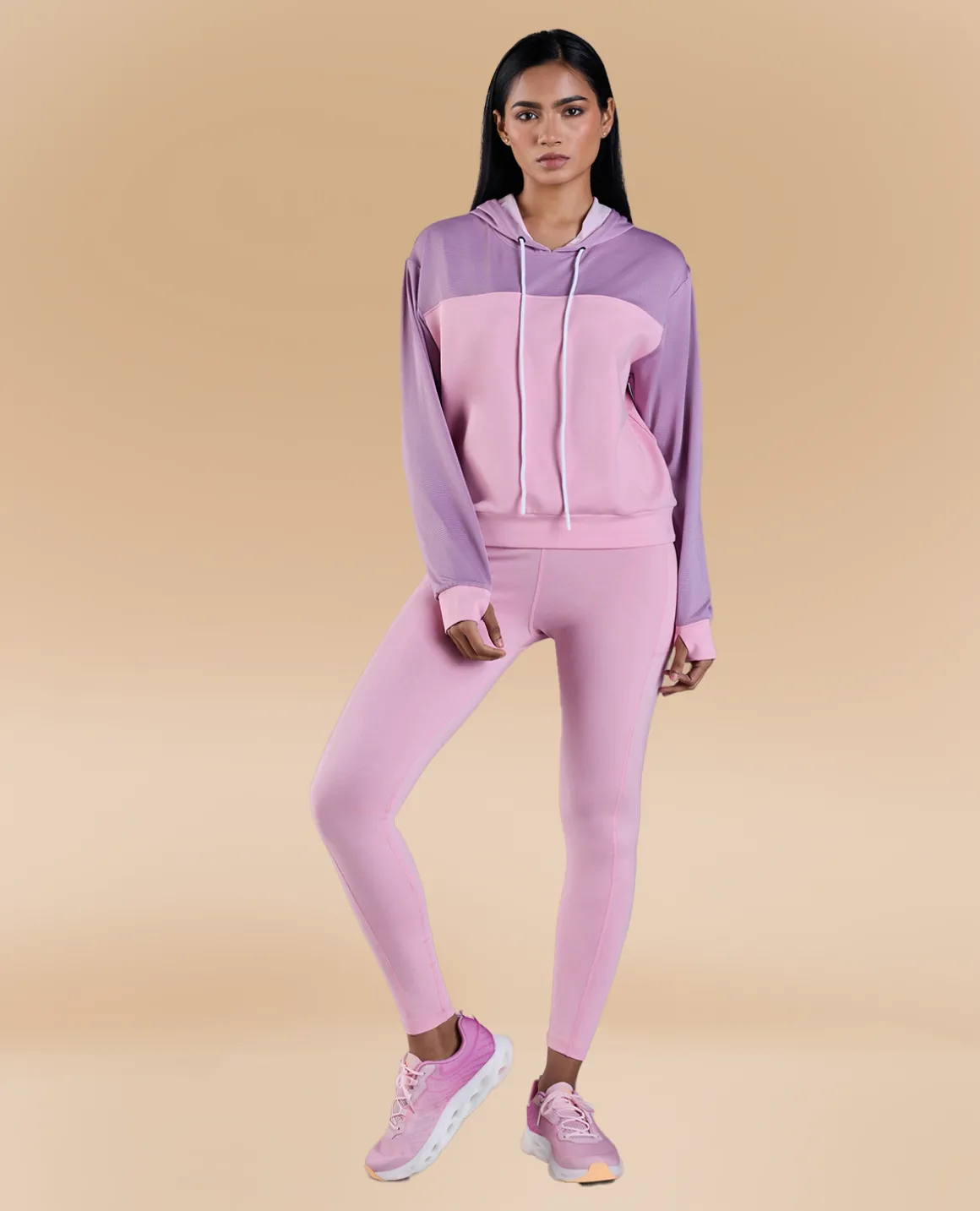 Full Sleeve Fashion Hoodie Pink