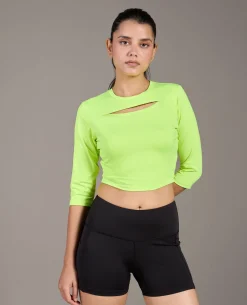 Gym Feather Feel Crop Top Neon
