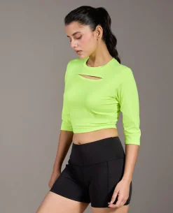 Gym Feather Feel Crop Top Neon