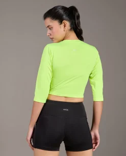 Gym Feather Feel Crop Top Neon