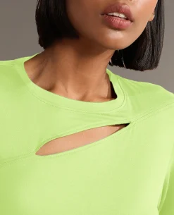 Gym Feather Feel Crop Top Neon