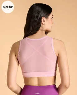 High Impact & Full Coverage Mesh Sports Bra