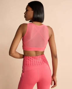 High Impact & Full Coverage Mesh Sports Bra