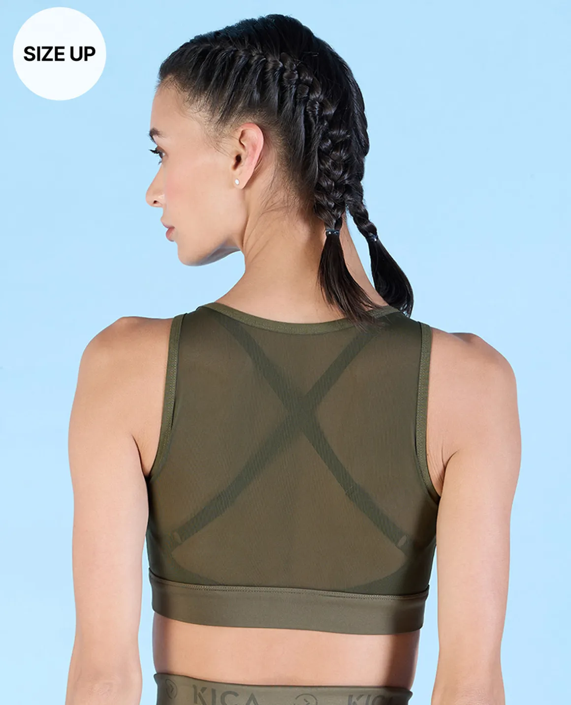 High Impact & Full Coverage Mesh Sports Bra